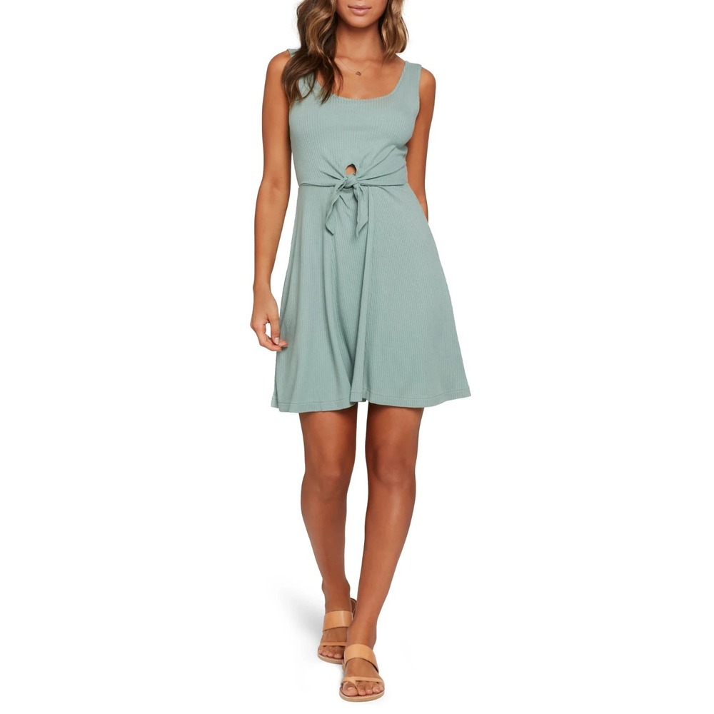 L*Space Topanga Dress Tie Knot A-Line Sleeveless Coverup Womens Size Large